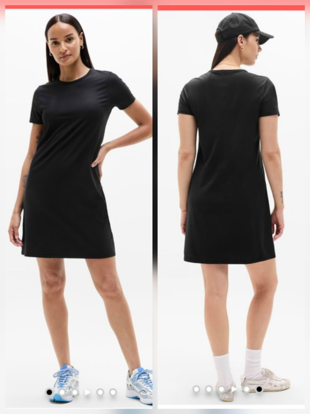Athleta Essential Tee Dress Black S
